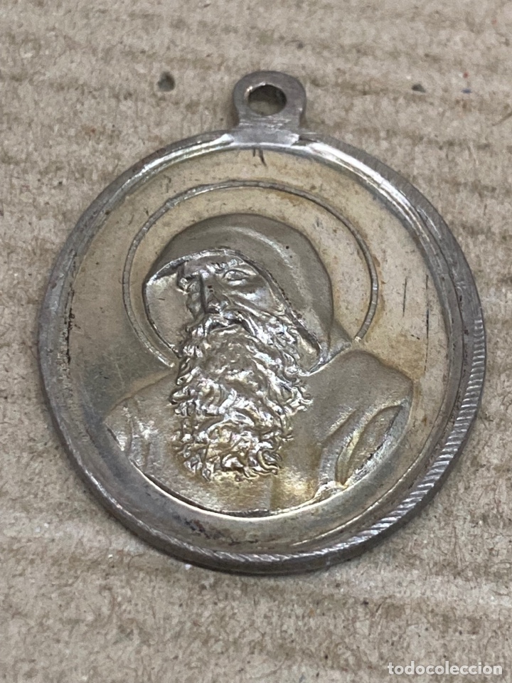 Antig&uuml;edades: Medalla de plata religiosa - Foto 1