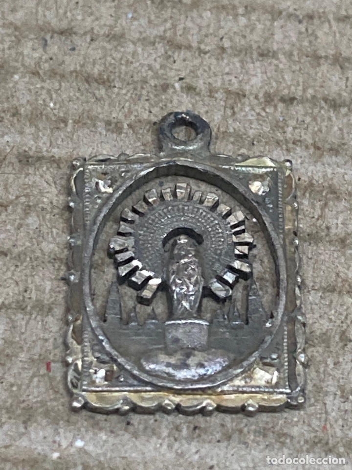 Antig&uuml;edades: Medalla de plata religiosa - Foto 1