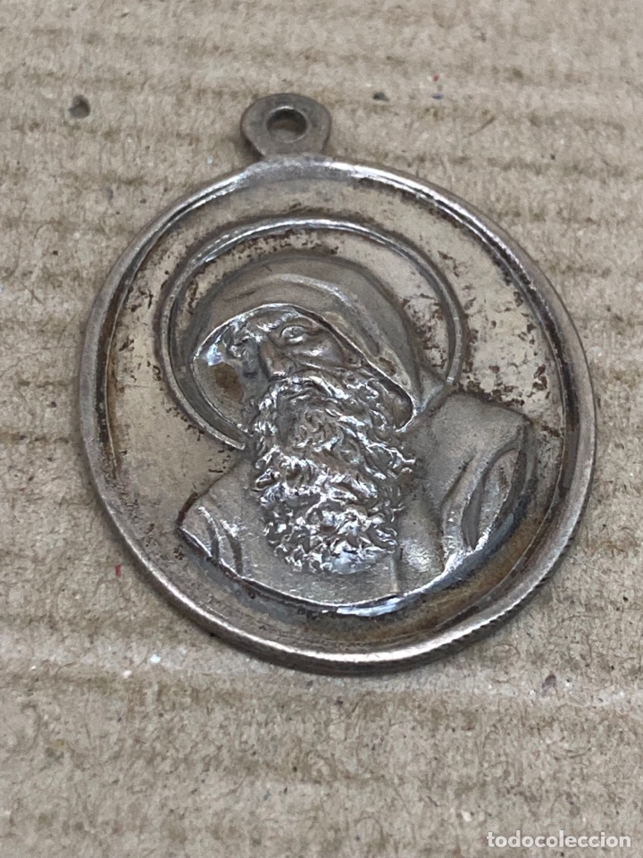 Antig&uuml;edades: Medalla de plata religiosa - Foto 1