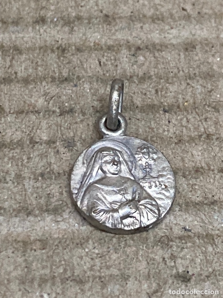 Antig&uuml;edades: Medalla de plata religiosa - Foto 1