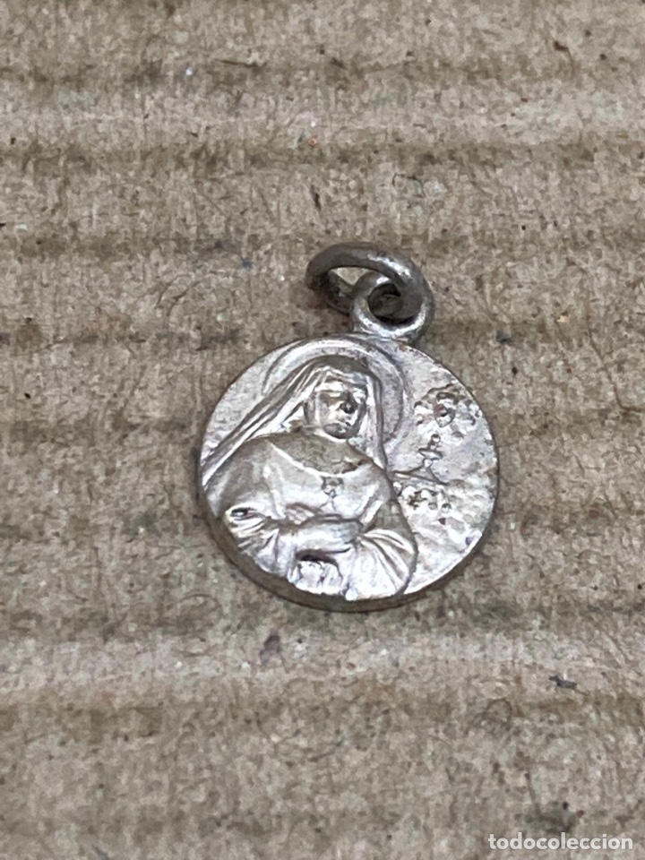 Antig&uuml;edades: Medalla de plata religiosa - Foto 1
