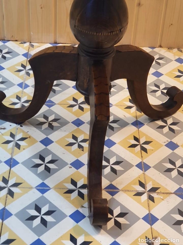 Antig&uuml;edades: ANTIGUA MESA AUXILIAR MARQUETERIA - Foto 4