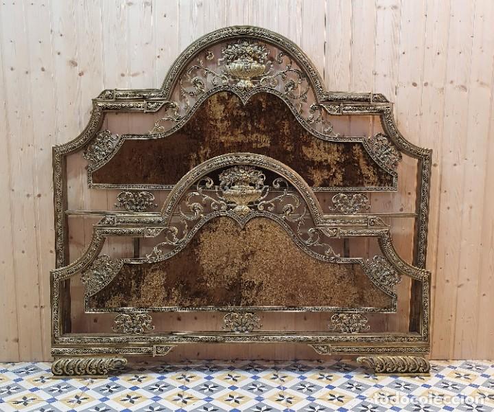 Antig&uuml;edades: DORMITORIO DE BRONCE ESTILO BARROCO A&Ntilde;OS 30 - Foto 2