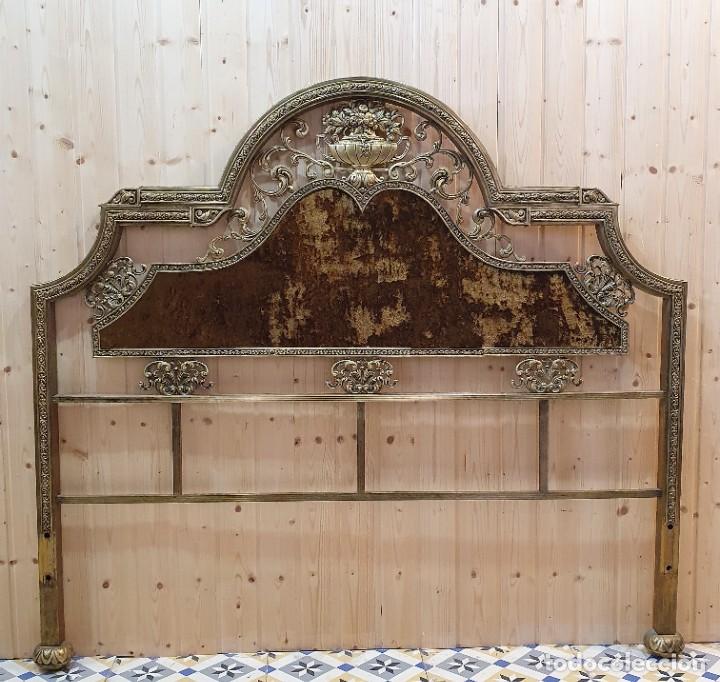 Antig&uuml;edades: DORMITORIO DE BRONCE ESTILO BARROCO A&Ntilde;OS 30 - Foto 3