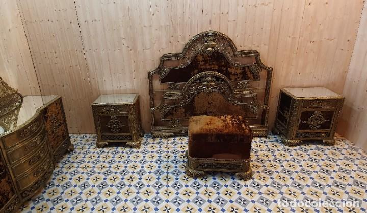 Antig&uuml;edades: DORMITORIO DE BRONCE ESTILO BARROCO A&Ntilde;OS 30 - Foto 6