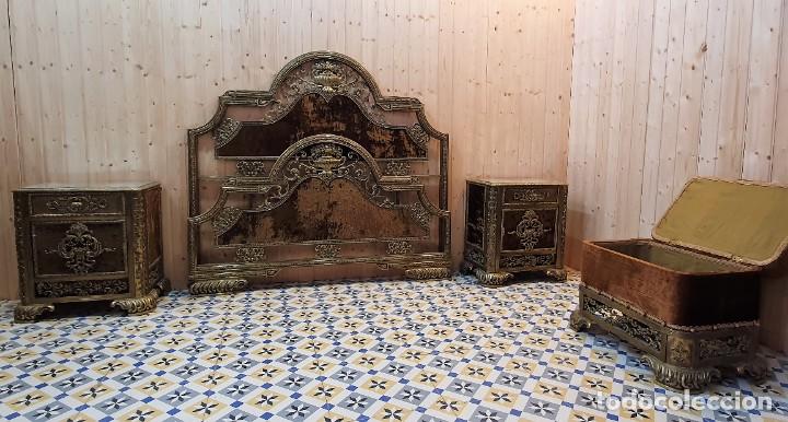 Antig&uuml;edades: DORMITORIO DE BRONCE ESTILO BARROCO A&Ntilde;OS 30 - Foto 7