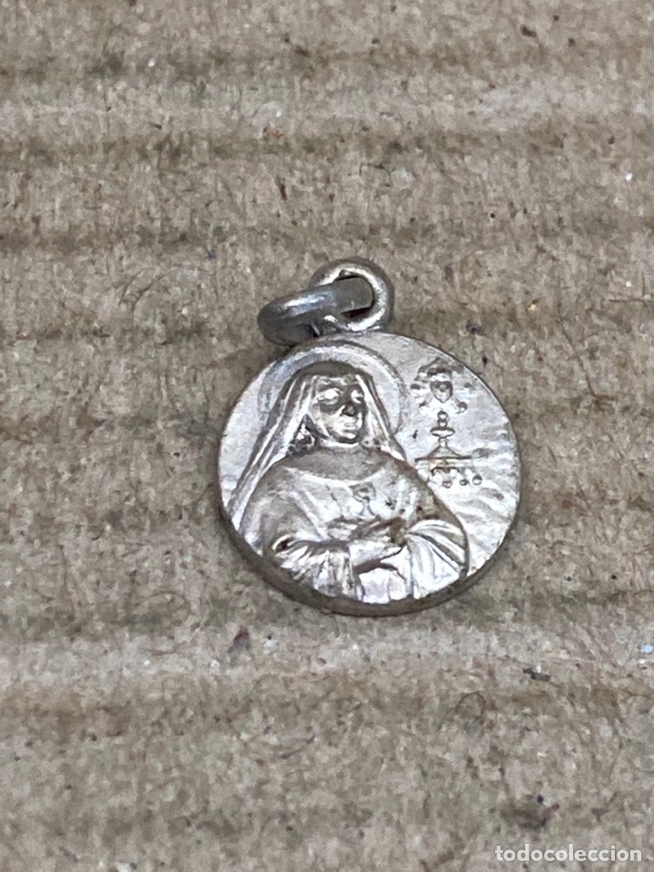 Antig&uuml;edades: Medalla de plata religiosa - Foto 1