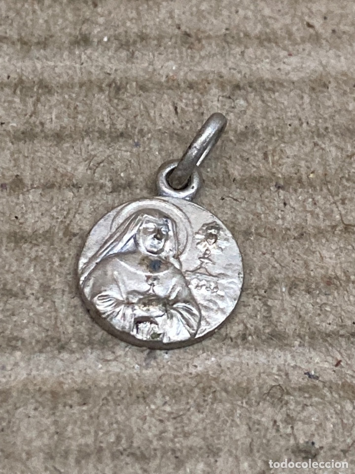 Antig&uuml;edades: Medalla de plata religiosa - Foto 1