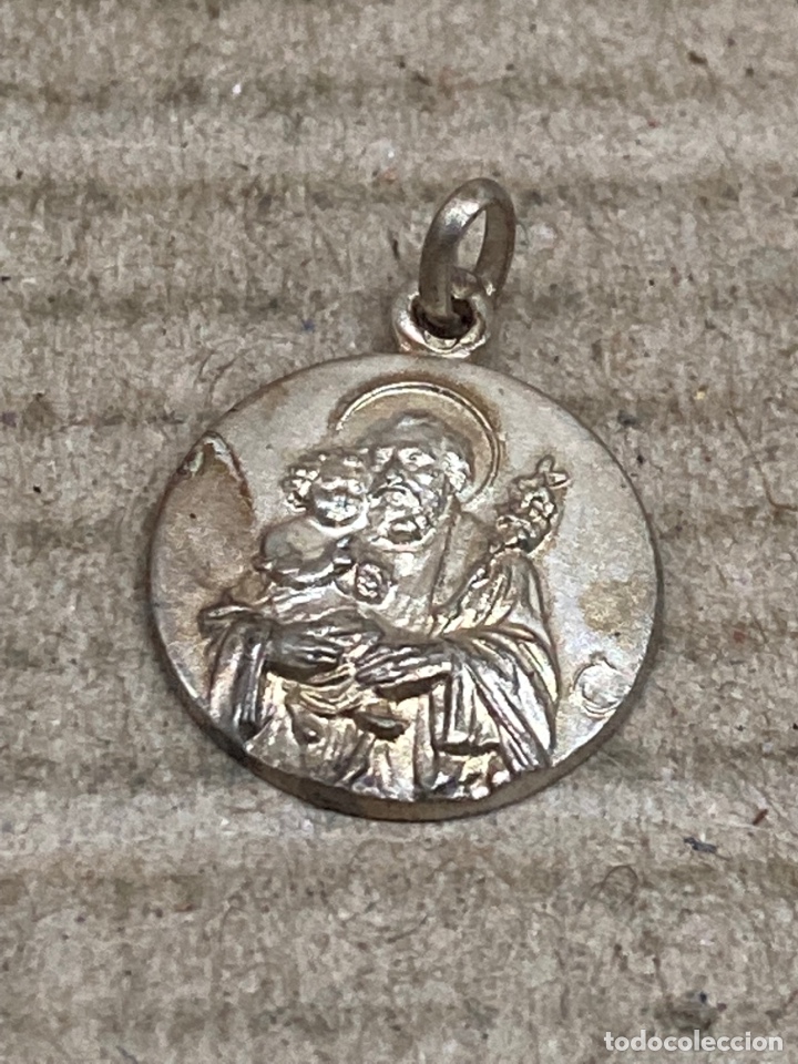 Antig&uuml;edades: Medalla de plata religiosa - Foto 1