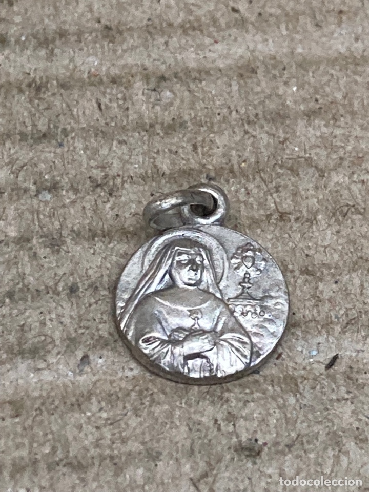 Antig&uuml;edades: Medalla de plata religiosa - Foto 1