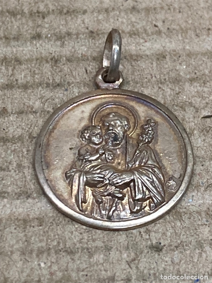 Antig&uuml;edades: Medalla de plata religiosa - Foto 1