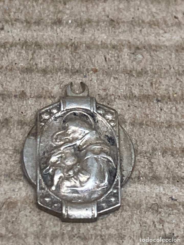Antig&uuml;edades: Medalla de plata religiosa - Foto 1
