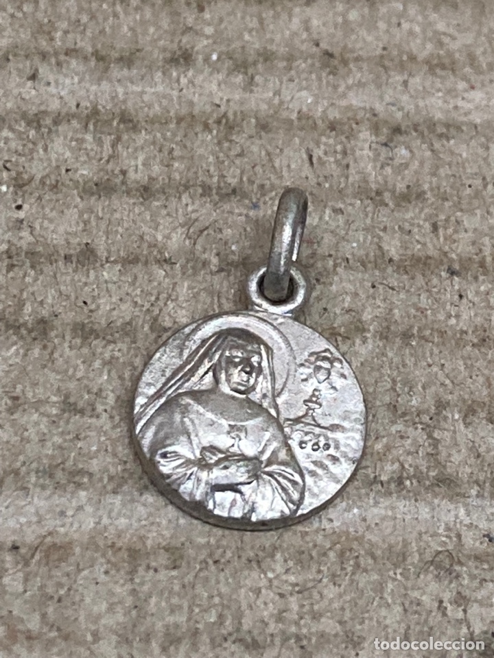 Antig&uuml;edades: Medalla de plata religiosa - Foto 1