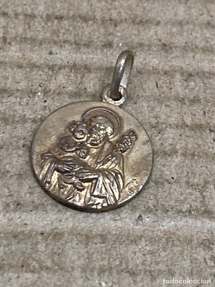 Antig&uuml;edades: Medalla de plata religiosa - Foto 1