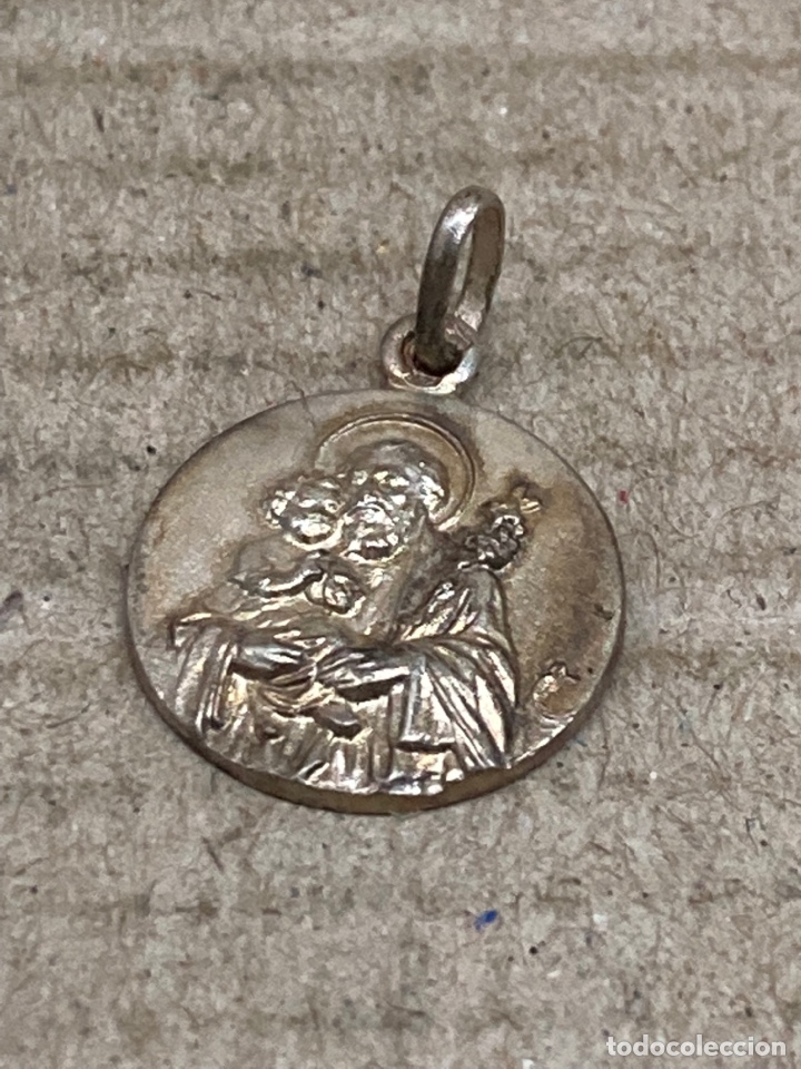 Antig&uuml;edades: Medalla de plata religiosa - Foto 1