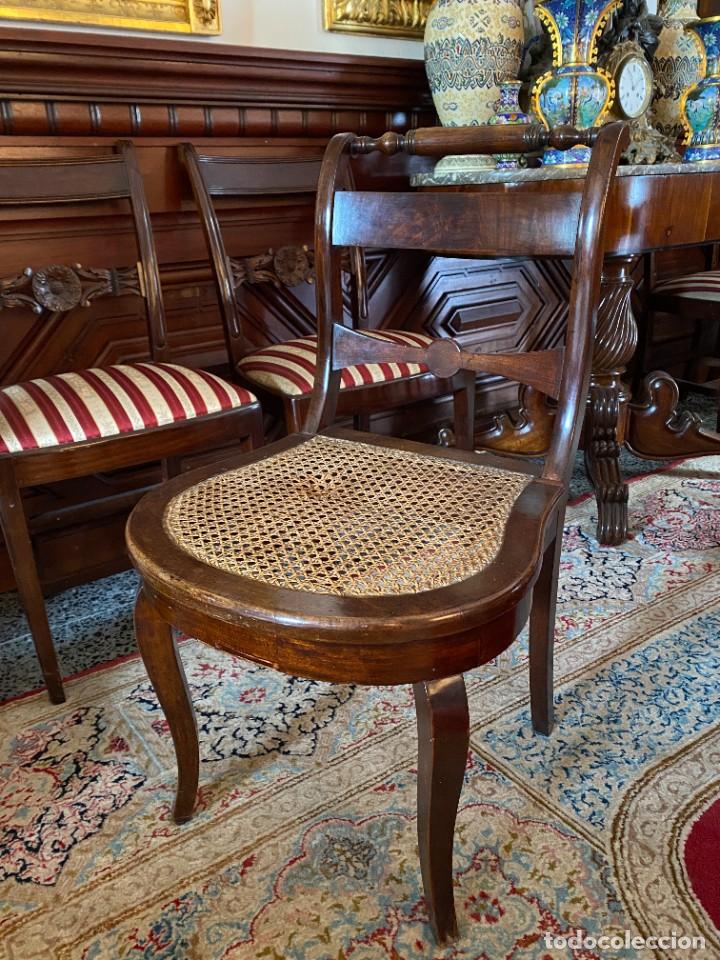 Antig&uuml;edades: Silla antigua, siglo XIX - Foto 1