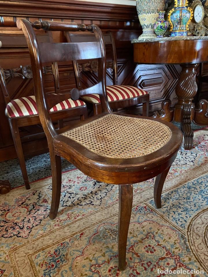 Antig&uuml;edades: Silla antigua, siglo XIX - Foto 2