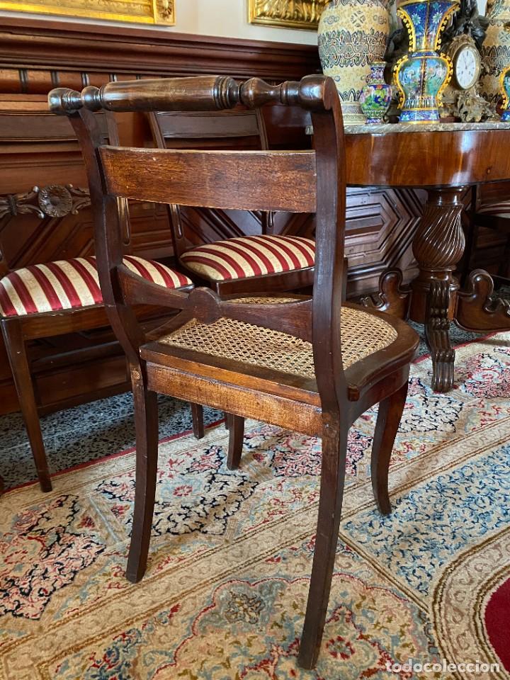Antig&uuml;edades: Silla antigua, siglo XIX - Foto 3