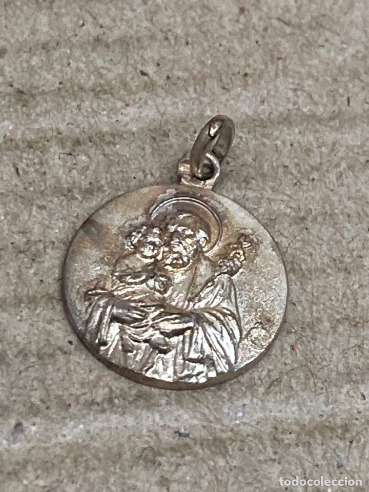 Antig&uuml;edades: Medalla de plata religiosa - Foto 1