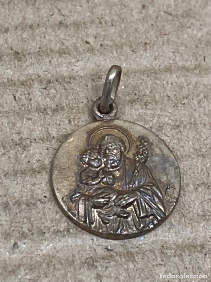 Antig&uuml;edades: Medalla de plata religiosa - Foto 1