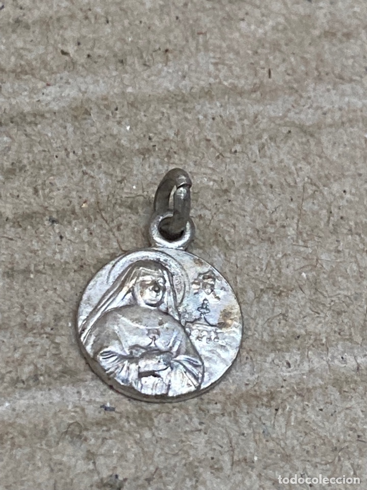 Antig&uuml;edades: Medalla de plata religiosa - Foto 1