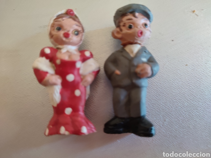 Antig&uuml;edades: 2 figuritas alborox de Madrid - Foto 3