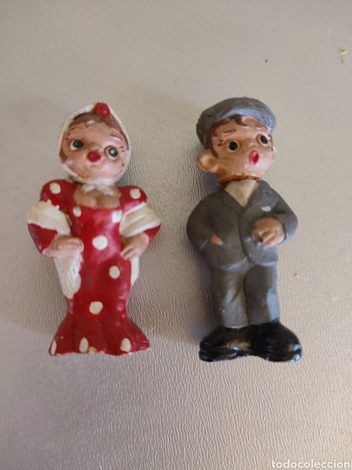 Antig&uuml;edades: 2 figuritas alborox de Madrid - Foto 1