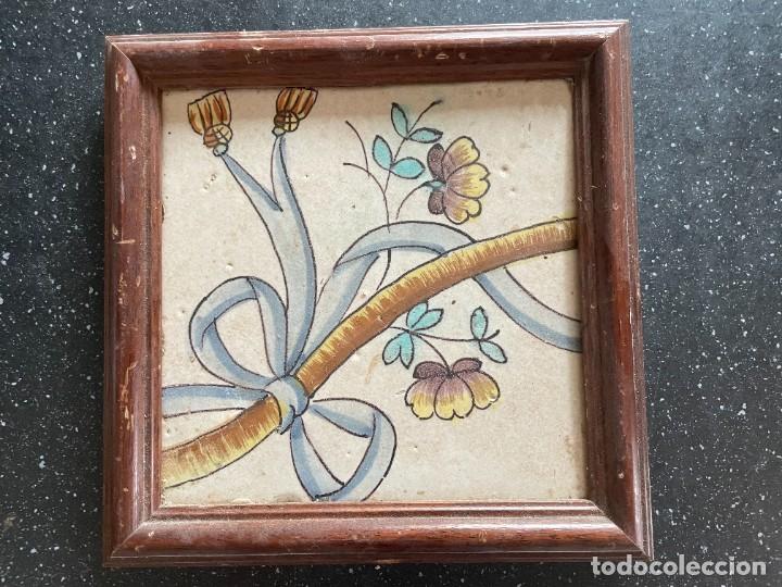 Antig&uuml;edades: Azulejo valenciano antiguo - Foto 1