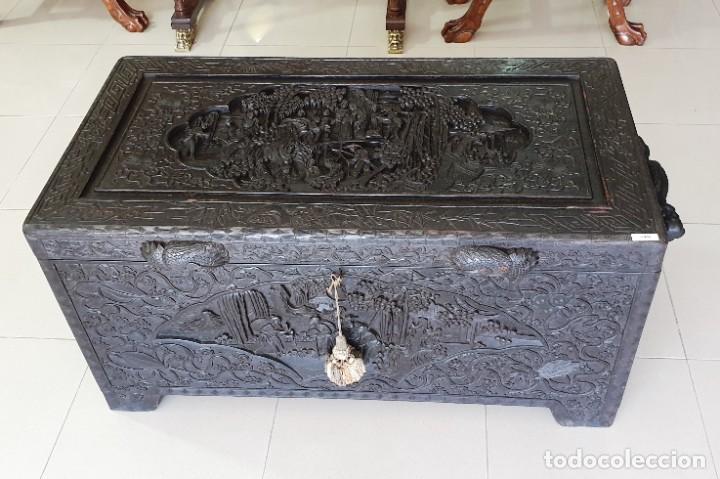 Antig&uuml;edades: BA&Uacute;L ORIENTAL TALLADO - Foto 1