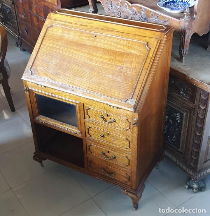 Antig&uuml;edades: Bur&oacute; de casta&ntilde;o y roble - Foto 2