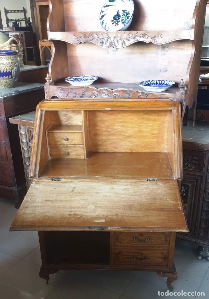 Antig&uuml;edades: Bur&oacute; de casta&ntilde;o y roble - Foto 3