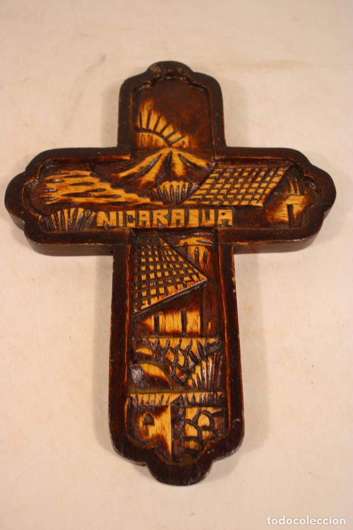 Antig&uuml;edades: cruz de madera de nicaragua - Foto 3