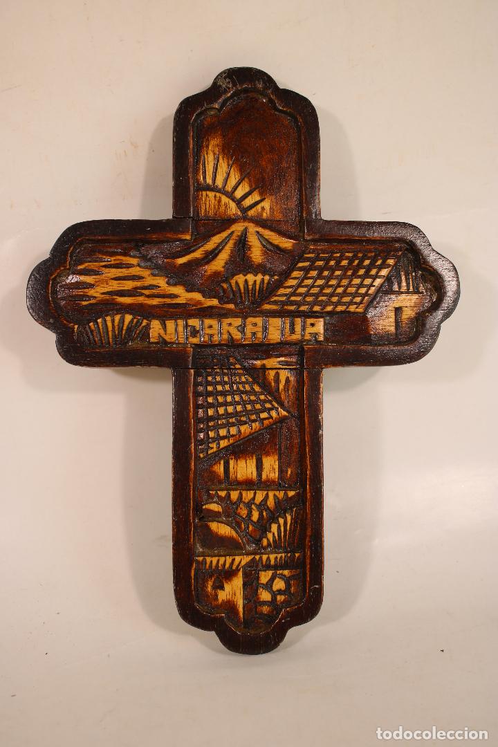 Antig&uuml;edades: cruz de madera de nicaragua - Foto 1