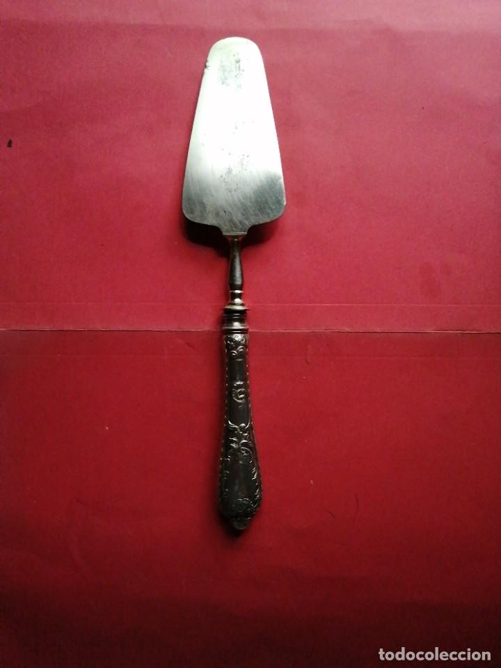 Antig&uuml;edades: Pala alpaca 27cm. - Foto 2