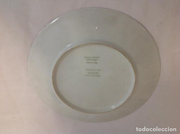 Antig&uuml;edades: Plato de porcelana Limoges - Foto 2