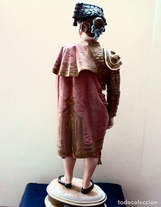 Antig&uuml;edades: Torero Antiguo de Porcelana Algora - Foto 6