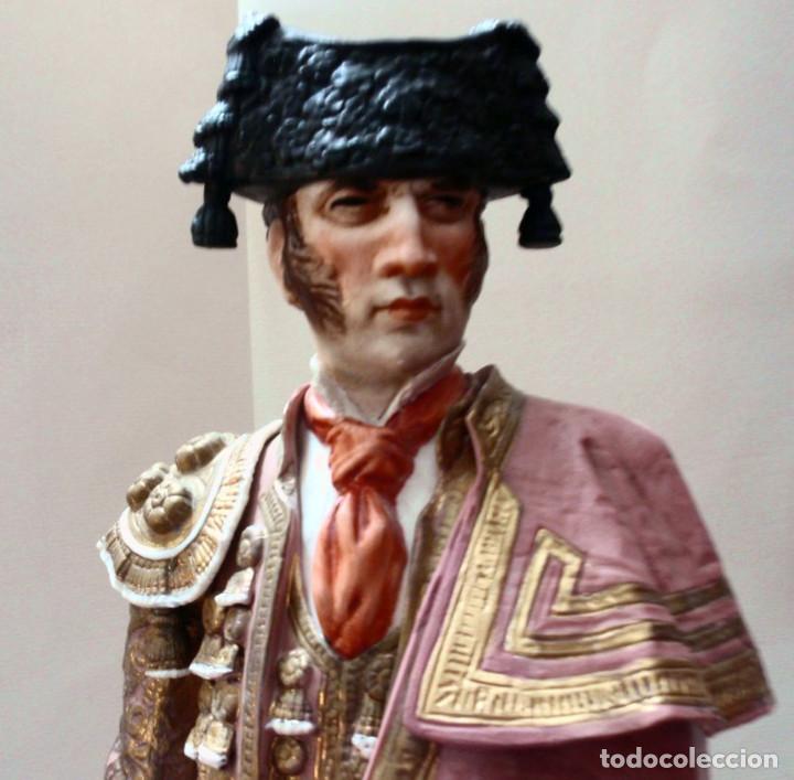 Antig&uuml;edades: Torero Antiguo de Porcelana Algora - Foto 7