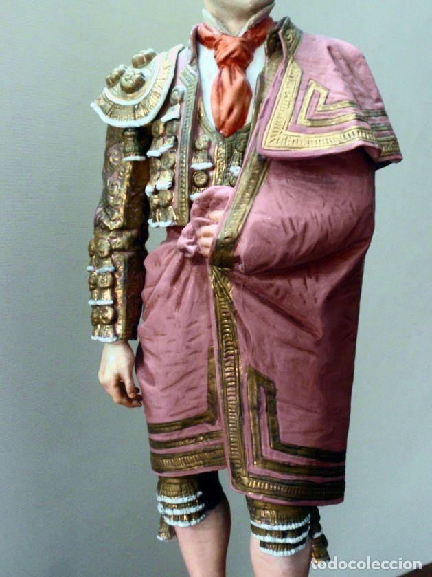 Antig&uuml;edades: Torero Antiguo de Porcelana Algora - Foto 9