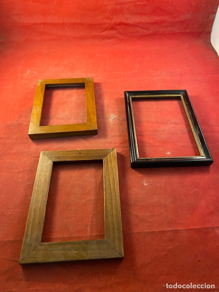 Antig&uuml;edades: Lote de 3 marcos de madera - Foto 1