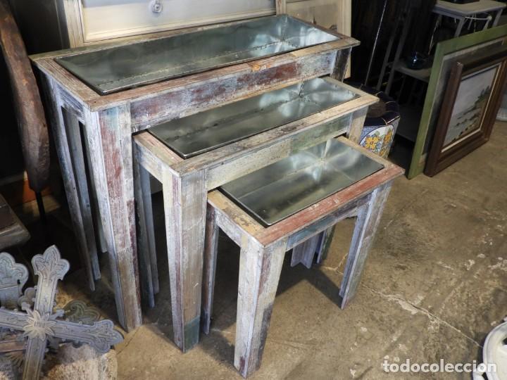 Antig&uuml;edades: JARDINERAS MACETEROS DE MADERA - Foto 7