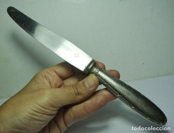 Antig&uuml;edades: Cuchillo Christofle Paris con mango de plata &middot; ca. 1920&ndash;1940 - Foto 2