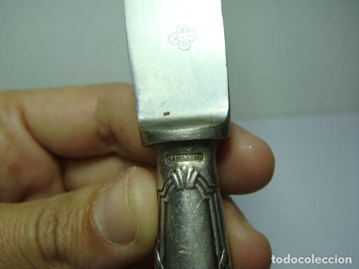 Antig&uuml;edades: Cuchillo Christofle Paris con mango de plata &middot; ca. 1920&ndash;1940 - Foto 3
