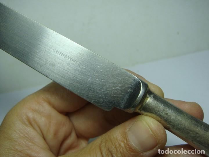 Antig&uuml;edades: Cuchillo Christofle con mango de plata &middot; ca. 1920&ndash;1940 - Foto 5