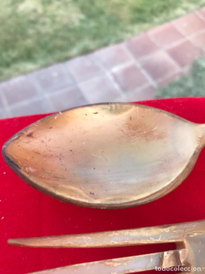 Antig&uuml;edades: Cubiertos de Asta - Foto 2