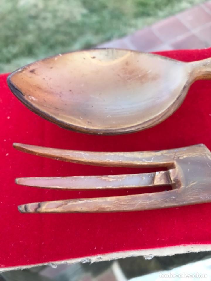 Antig&uuml;edades: Cubiertos de Asta - Foto 3
