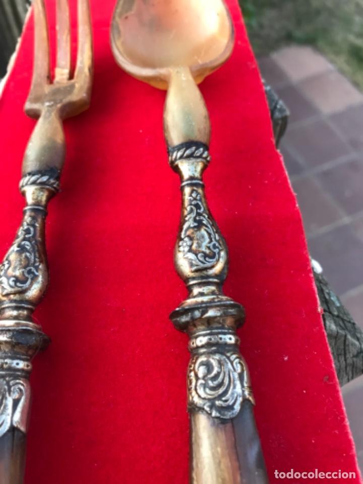 Antig&uuml;edades: Cubiertos de Asta - Foto 12