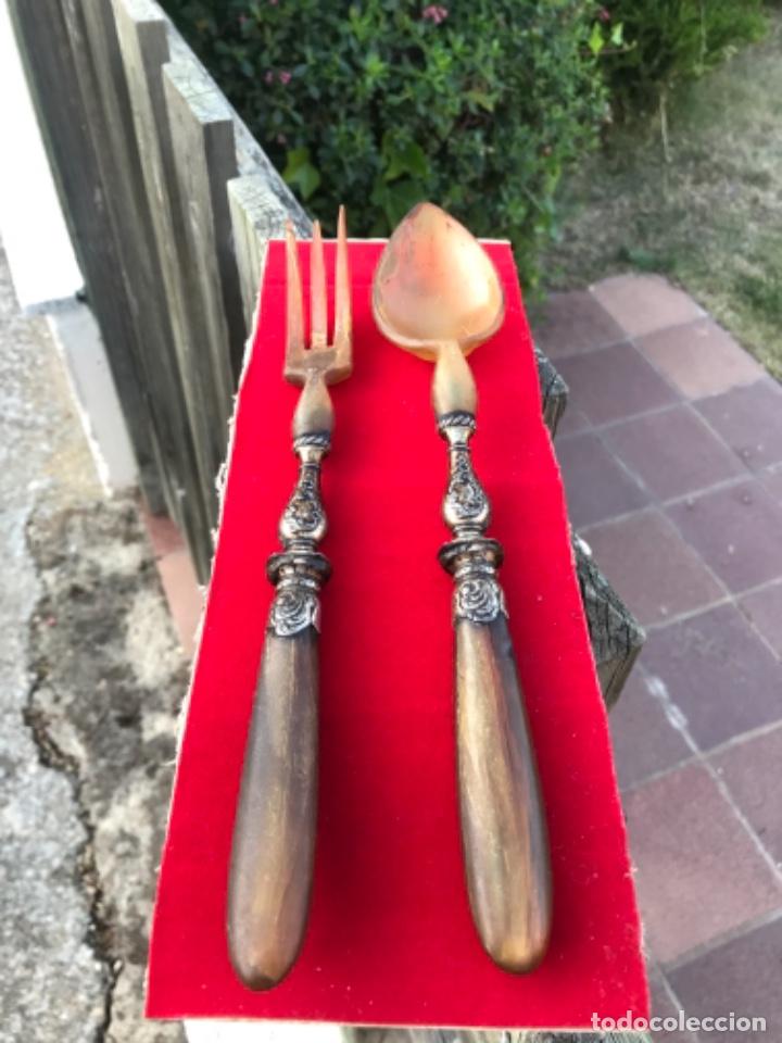 Antig&uuml;edades: Cubiertos de Asta - Foto 15