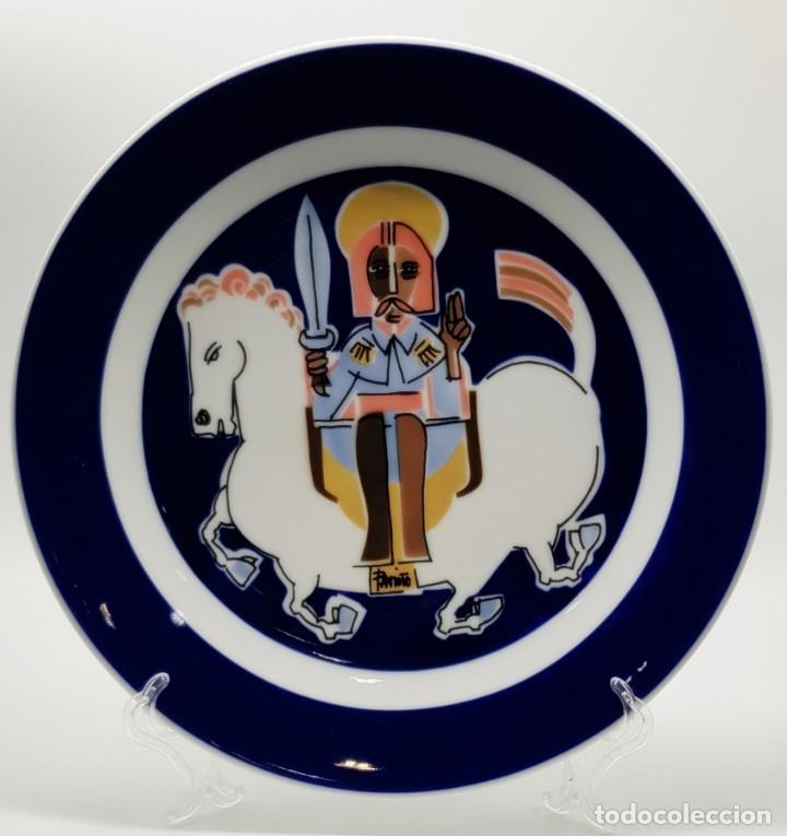 Antig&uuml;edades: Plato &rdquo;Santiago a caballo&rdquo; - Foto 1