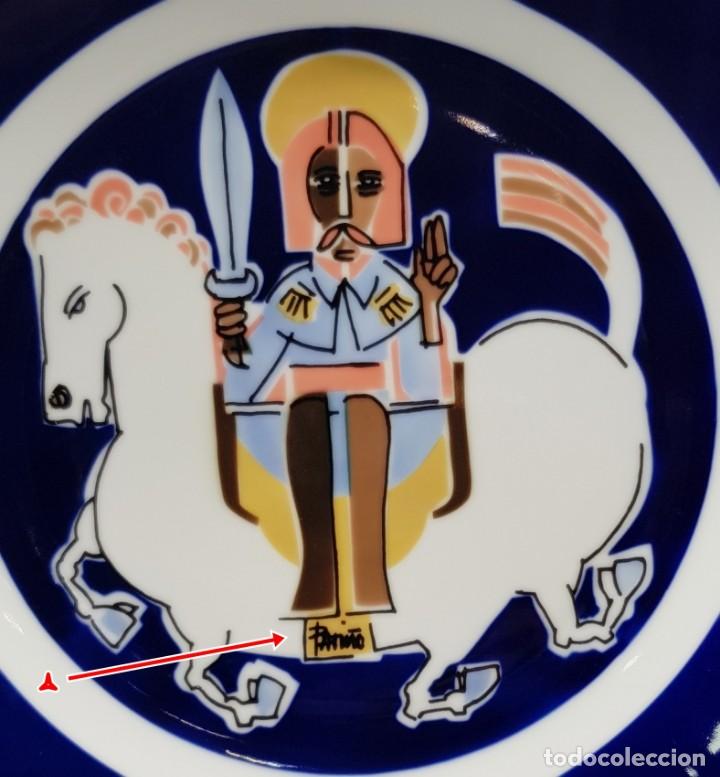 Antig&uuml;edades: Plato &rdquo;Santiago a caballo&rdquo; - Foto 3