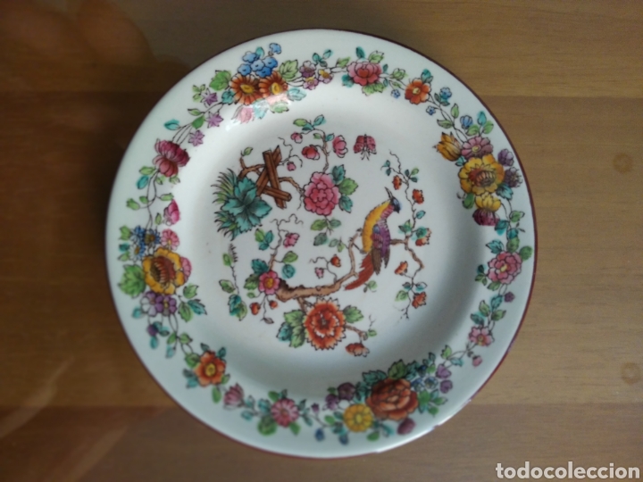 Antig&uuml;edades: PLATO COPELAND SPODE AVE EXOTICA - Foto 1